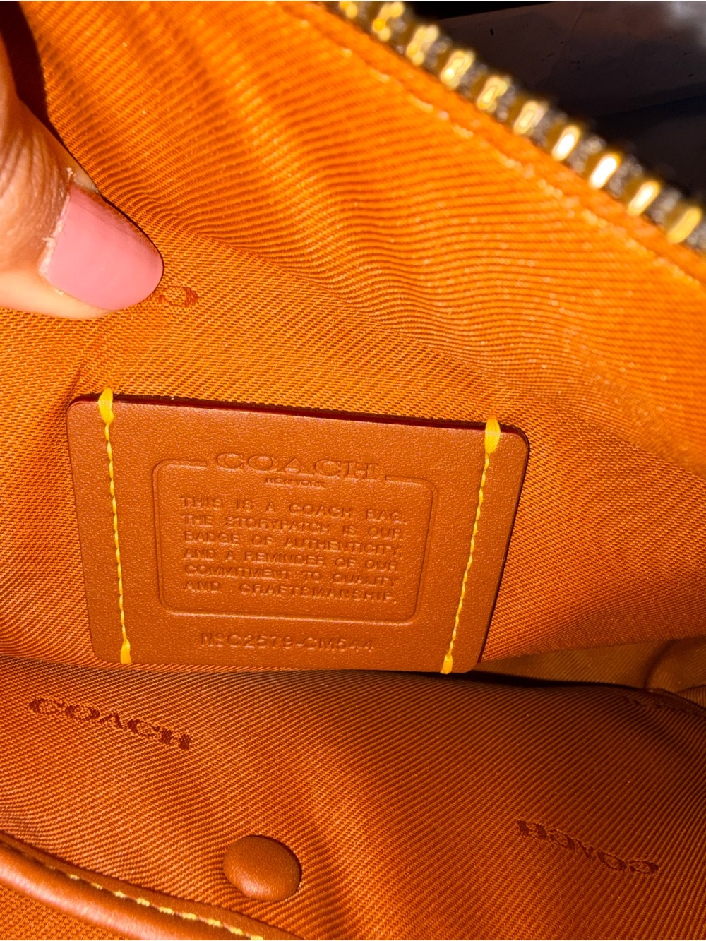 Coach Lana Shoulder Bag in Dark Stone - Picture 6 of 10